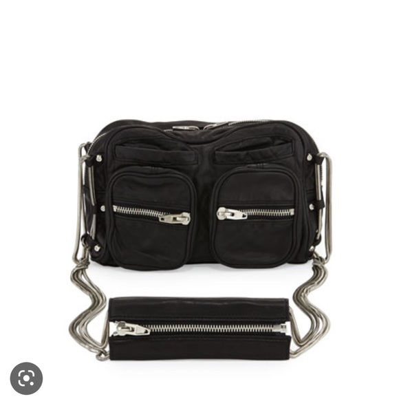 Alexander Wang Brenda Bag, soft leather, chain detail, VG condition, long strap - Picture 7 of 16